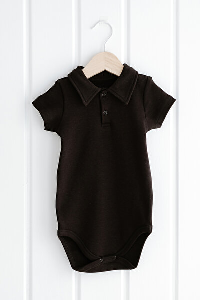 Lilabio 100% Cotton Short Sleeve Polo Neck Baby Body