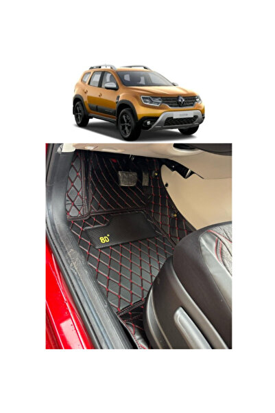 8D Dacia Duster 2018-2024 Arası Araca Özel 8d Havuzlu Paspas Takımı