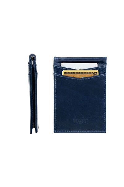 Maon İstanbul Unisex Hakiki Deri Cüzdan - Para Maşalı Cüzdan - Ince Erkek Cüzdan - Hediye Cüzdan