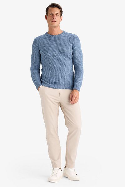 DeFacto Standard Fit Crew Neck Knitwear Sweater C8814Ax24Wn