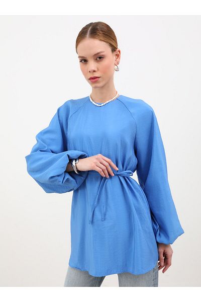VAV Tunica cu maneca raglan - Albastru -