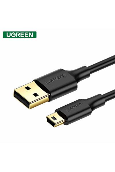 Ugreen يوجرين | كابل USB 2.0 ذكر A إلى Mini USB 5 دبابيس ذكر بطول 2 متر | أسود