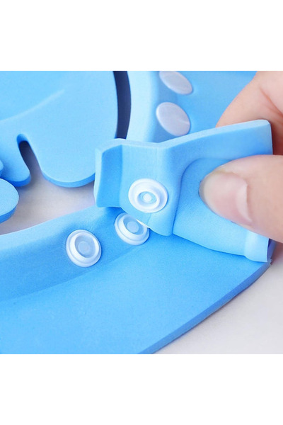 omilife Pembe Renk Ayarlanabilir Bebek Duş Başlığı Bebek Güneş Şapkası Göz Kulaklara Su Kaçmasını Engeller