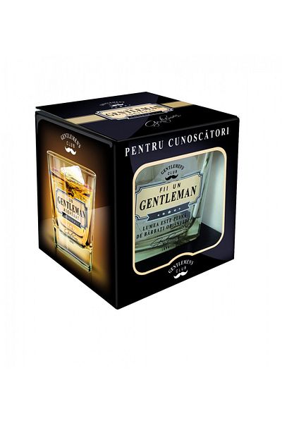 BM GİFT DESİGN Pahar whisky "FII UN GENTLEMAN"