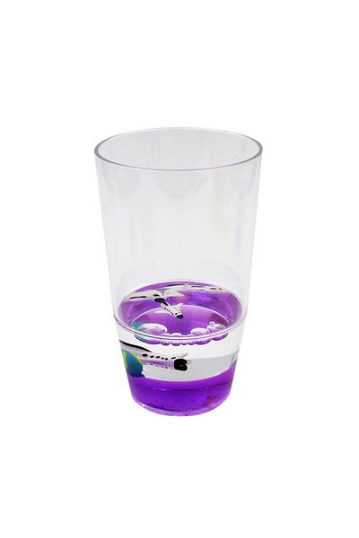 BM GİFT DESİGN Floating figurine glass, purple, spaceship model, 250ml