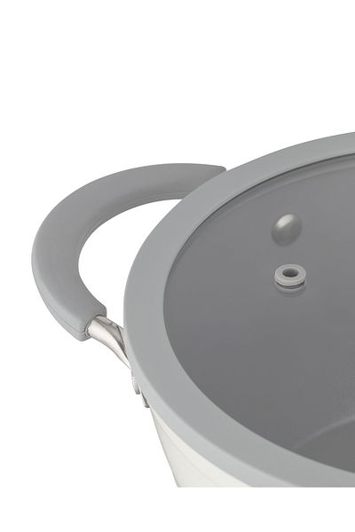Madame Coco Albus Deep Pot - White - 18 cm