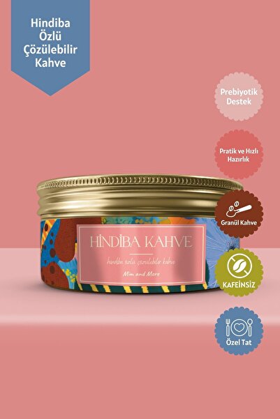 Mim and More Hindiba Granül Kahve Hindiba Özlü Çözülebilir Kahve 150 Gr