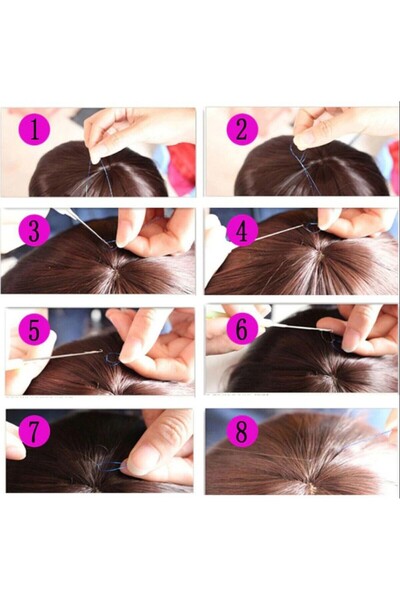 CREST E-TİCARET Scannable & Washable Hair Tinsel - Hair Glitter - Green