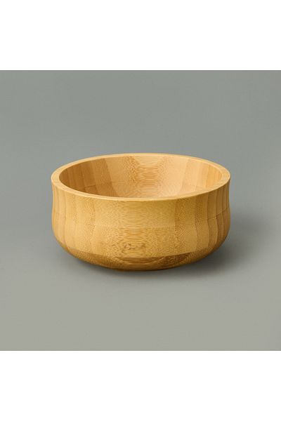 AROW Small Bamboo Bowl - Light Brown - 13 cm