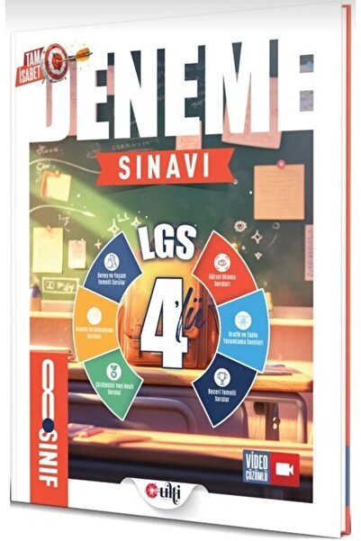 Son Viraj Yayınları Ulti Yayınları 8. Sınıf LGS Tam İsabet 4 lü Deneme