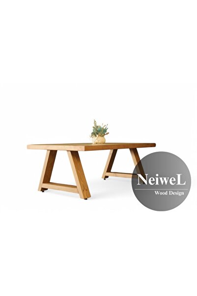 Neiwel Bies Doğal Ahşap Sehpa-70-160