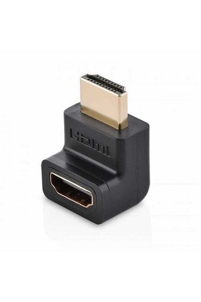 Ugreen HDMI 4K male to female adapter with downward angle |Black