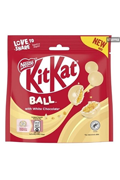 Nestle KIT KAT BALL WHITE CHOCOLATE 140g