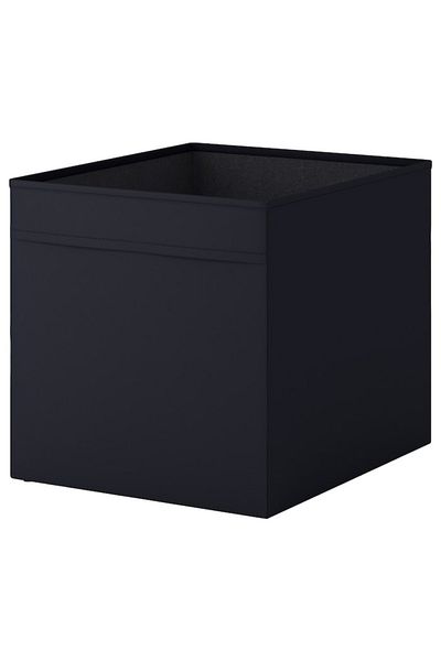 IKEA DRÖNA Storage Box – 33x38x33 cm, Black, Collapsible Fabric Organizer