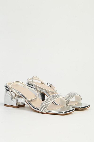 Pierre Cardin Silver Women's Heeled Shoes Pc-54670