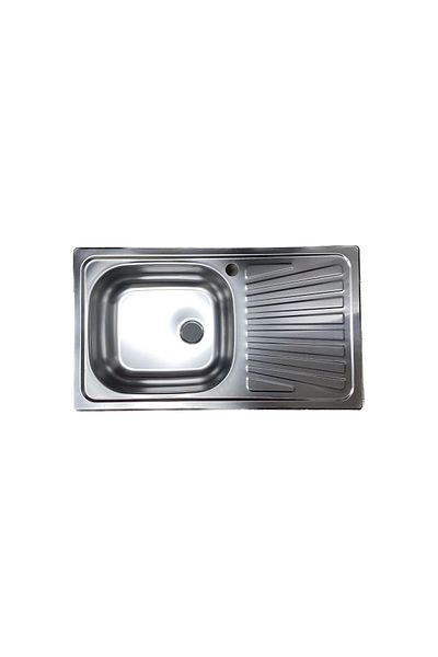 ZİNOX Chiuveta pentru blat ZLN3729, Inox anticalcar, Cuva stanga 44x77 cm