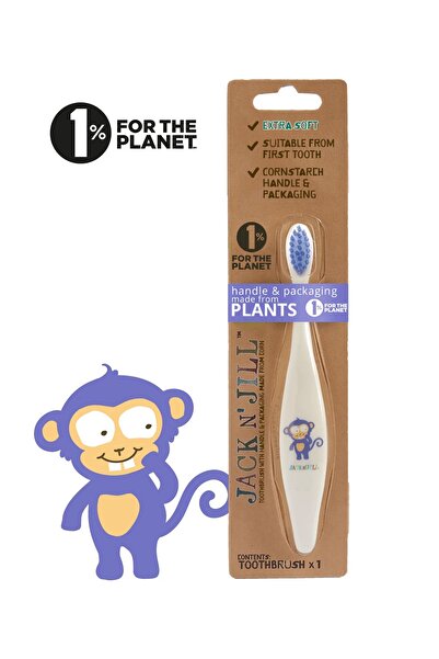 Jack N'Jill Jack N Jill Doğal Diş Fırçası - Monkey