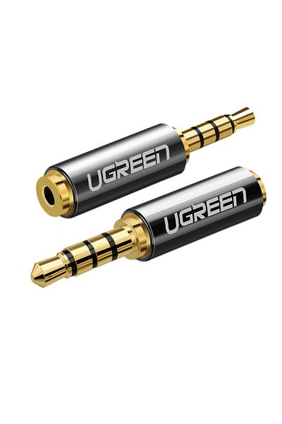 Ugreen | محول من ذكر 3.5 مم إلى أنثى 2.5 مم | رمادي