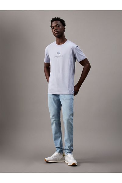 Calvin Klein Pantaloni slim pentru bărbați, albastru deschis