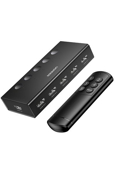 Ugreen |محول HDMI 2.0 5*1 ABS |أسود