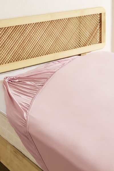 Karaca Home Βαμβακερό Σεντόνι Μονό 100Χ200+30 εκ. Πούδρα