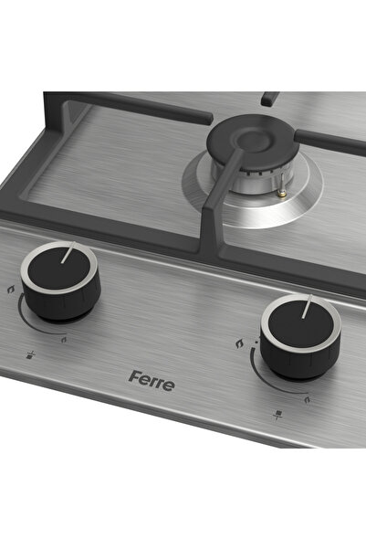 Ferre LN151 İnox Ankastre Ocak (DÖKÜM IZGARA)