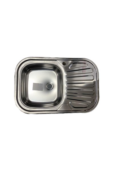 ZİNOX Chiuveta Zilan Zln2999 Din Inox Pentru Blat, Cuva Stanga, Dimensiune 74 X 49 Cm