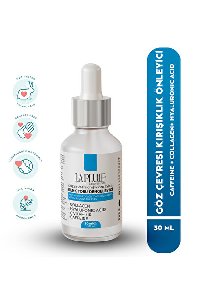 La Pluie Göz Çevresi Kırışıklık Önleyici Renk Tonu Dengeleyici Serum 30ML CAF...