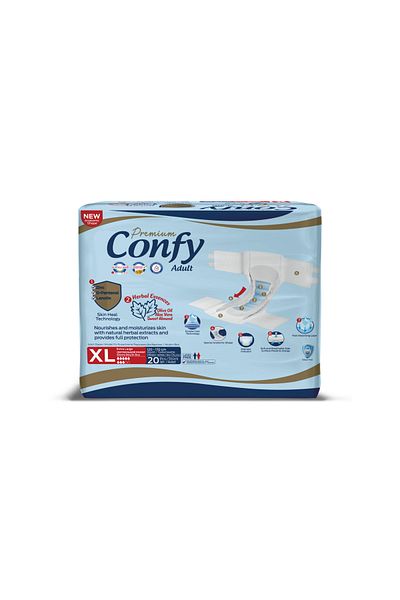 Confy Adult Extralarge 20 Pack Adult Diapers