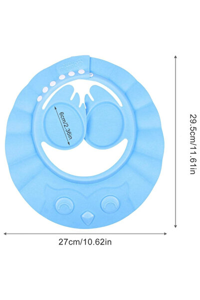 omilife Pembe Renk Ayarlanabilir Bebek Duş Başlığı Bebek Güneş Şapkası Göz Kulaklara Su Kaçmasını Engeller