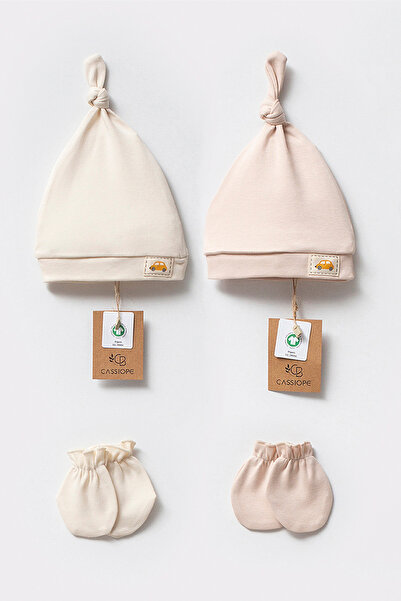 Cassiope Organic Cotton Knot Tale Fasted Seasonal Hat and Dress for Baby Girl and Boy