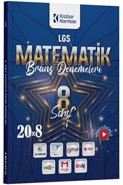 Son Viraj Yayınları Krallar Karması 8. Sınıf LGS Matematik 20 x 8 Branş Denem...