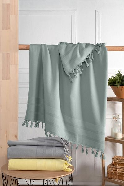 neşe home collection Γκρι 90x150 cm Frida Peshtemal