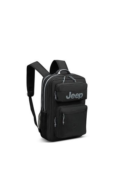 Jeep Js015B Multi-Purpose Laptop Backpack  Black