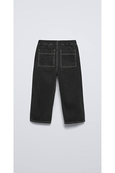 GAistKids Erkek Çocuk Kemer Detaylı Kot Pantolon