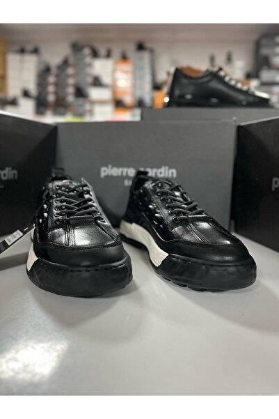 Pierre Cardin بيير كاردين 10227 حذاء رجالي أسود فاخر