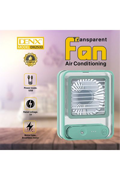 Denx DX2533 - مروحة تكييف هواء شفافة