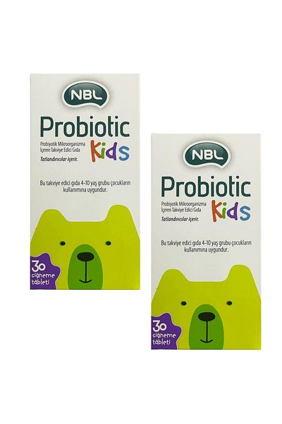 NBL Probiotic Kids 30 Chewable Tablets 2 Pieces