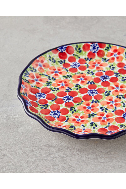 English Home Botanic Stoneware Pasta Plate 16 cm Colorful