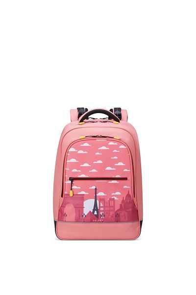 Delsey BTS  2 Compartment Backpack - 15.6" Pink Printing