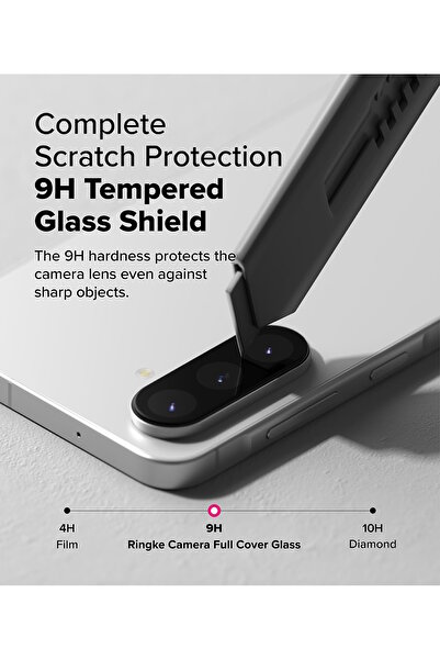 m.tk moveteck Samsung Galaxy A36 / A56 Uyumlu Kamera Koruma Lens Koruyucu Temperli Cam Uygulama Aparatlı Renkli