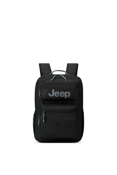 Jeep Js015B Multi-Purpose Laptop Backpack  Black