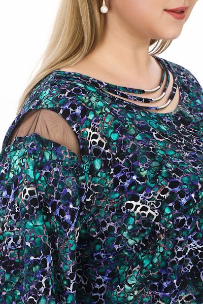Lady Majestic 100% Viscose Plus Size Women's Blouse - 44422