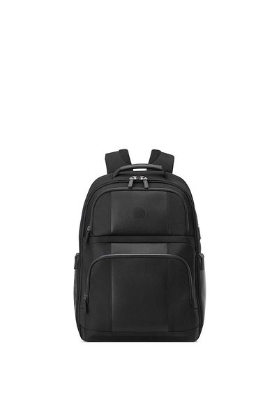 Delsey Wagram 2 Compartment Laptop Backpack 17.3 Inch Black