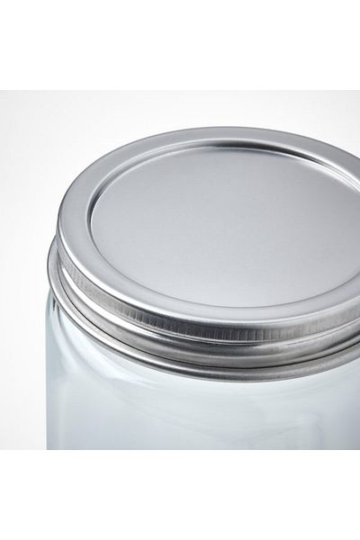 IKEA CITRONHAJ Spice Jar – Clear Glass & Stainless Steel (350 ml)