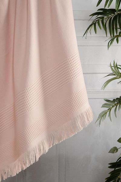 neşe home collection Βάφλα Peshtemal 90x180 εκ. Πούδρα