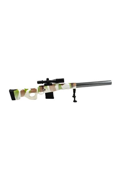 BM GİFT DESİGN Funny pen, rifle pattern, white-green, Army collection
