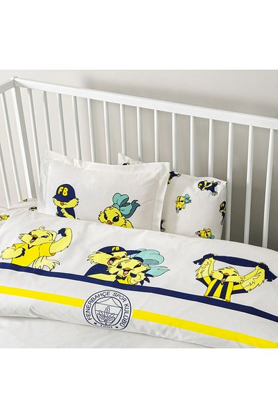 Taç Crown Licensed Fb Strip Cotton Baby Bedding Set