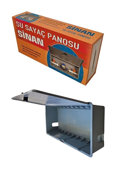 SİNAN PANO Tekli Plastik Su Sayacı Panosu - Dayanıklı ve Estetik Su Saati Kutusu
