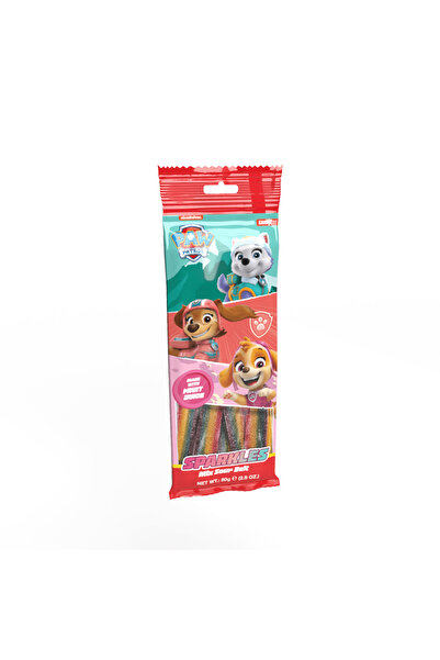 Sai نيكلوديون باو بترول سباركلز حزام حامض حلوى ناعمة (80 جرام) - قطعة واحدة